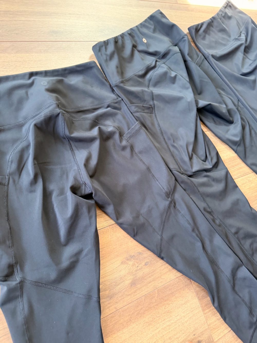 90 Degree All Medium black leggings with pockets - calf & ankle length - Picture 6 of 8